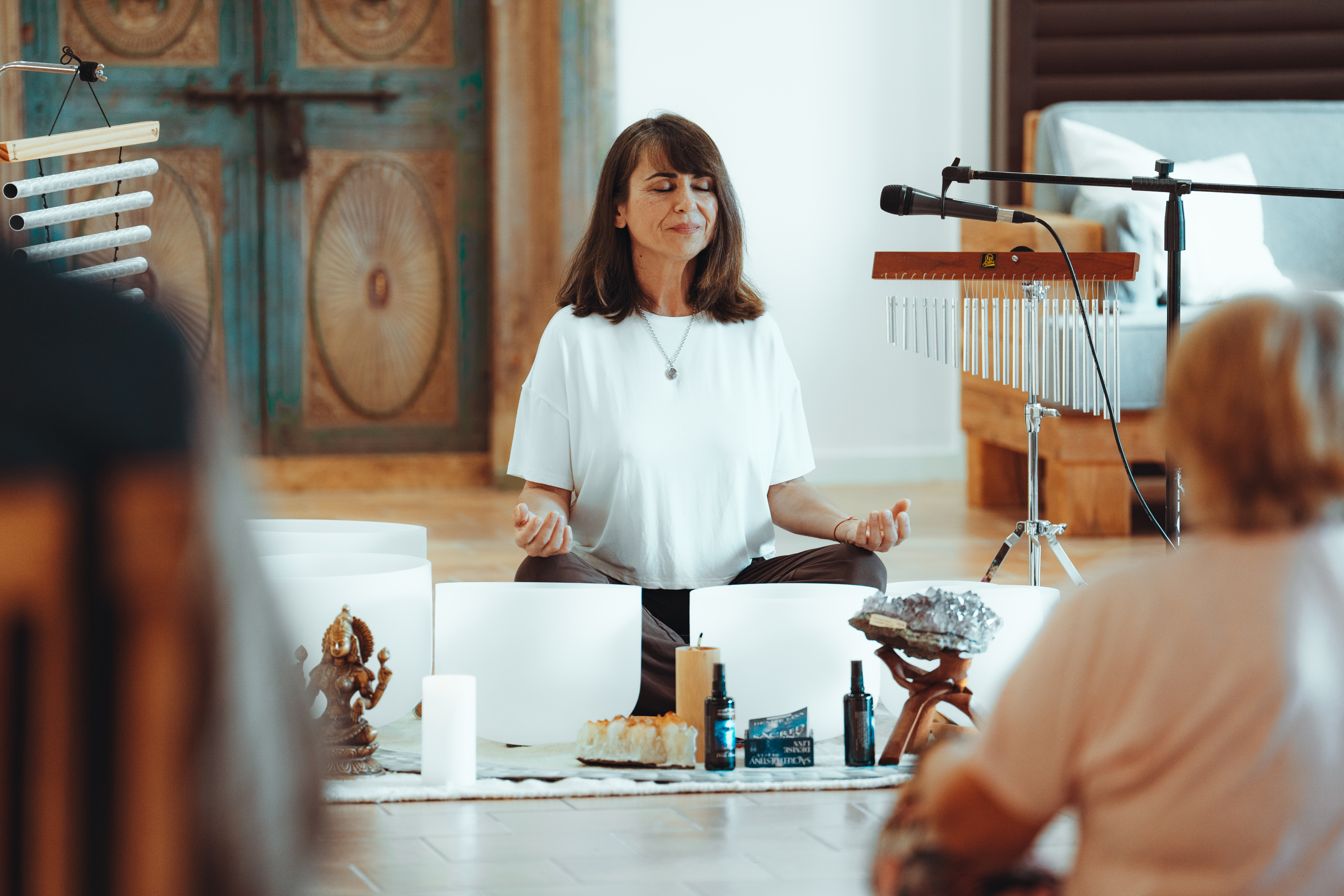 Sound healing session